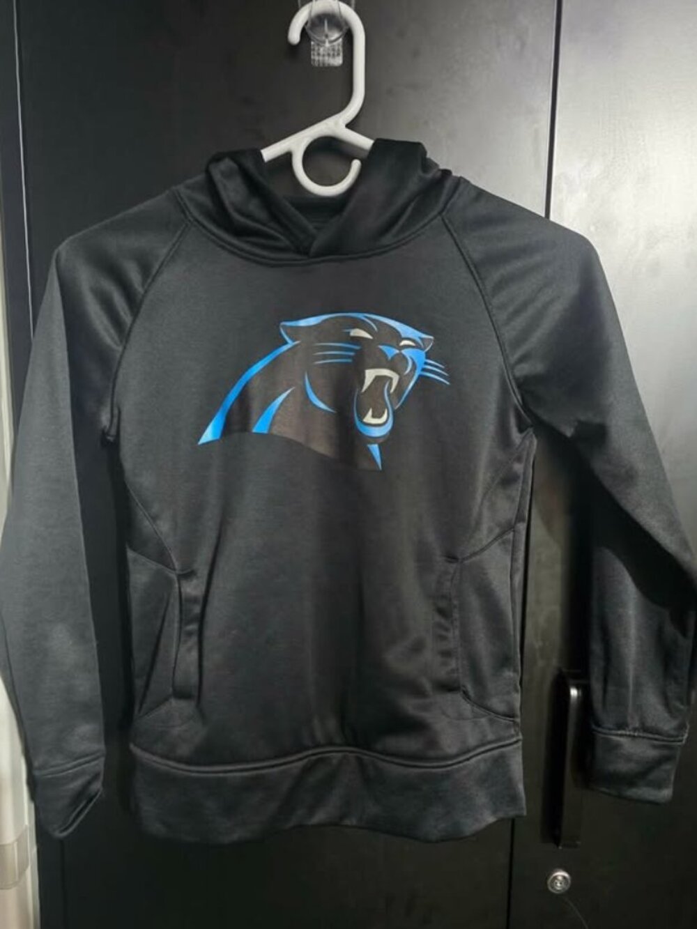 NFL Team Apparel Carolina Panthers Youth Small Hoodie